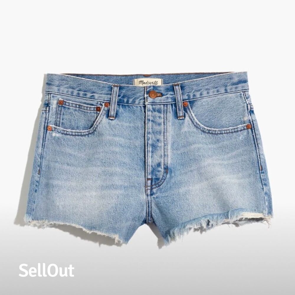 Madewell Women's Relaxed Denim‎ Shorts Blue Standard Size 28 Cedarcroft Wash